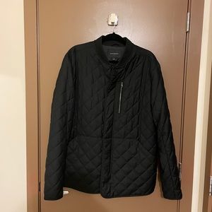 J.Crew Black Quilted Bomber Jacket